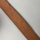 John Galliano Red Silver Roses Leather Belt 2000s - 85 CM