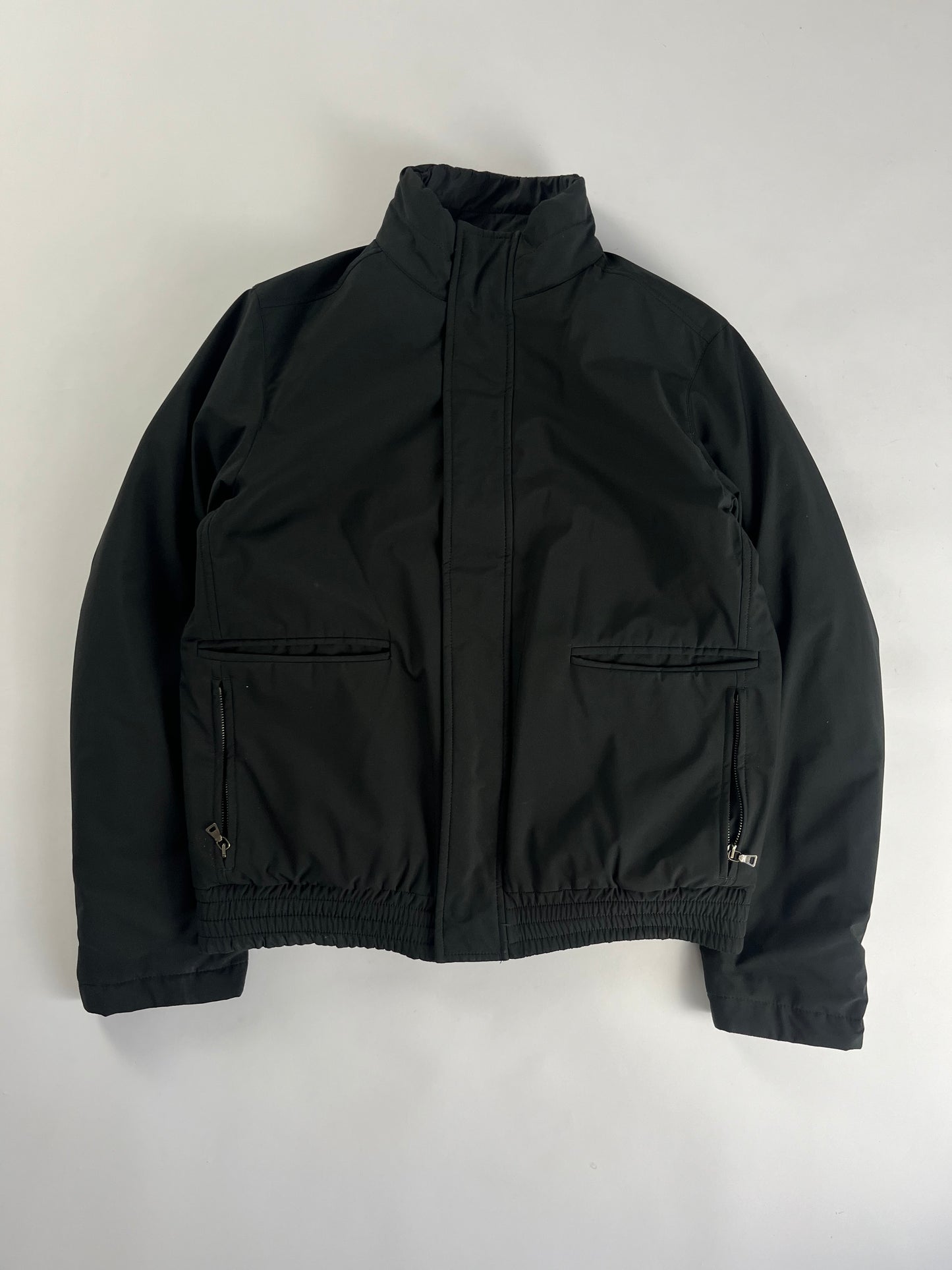 Prada Shadow Double Side Nylon Puffer Down Jacket 2000s - L