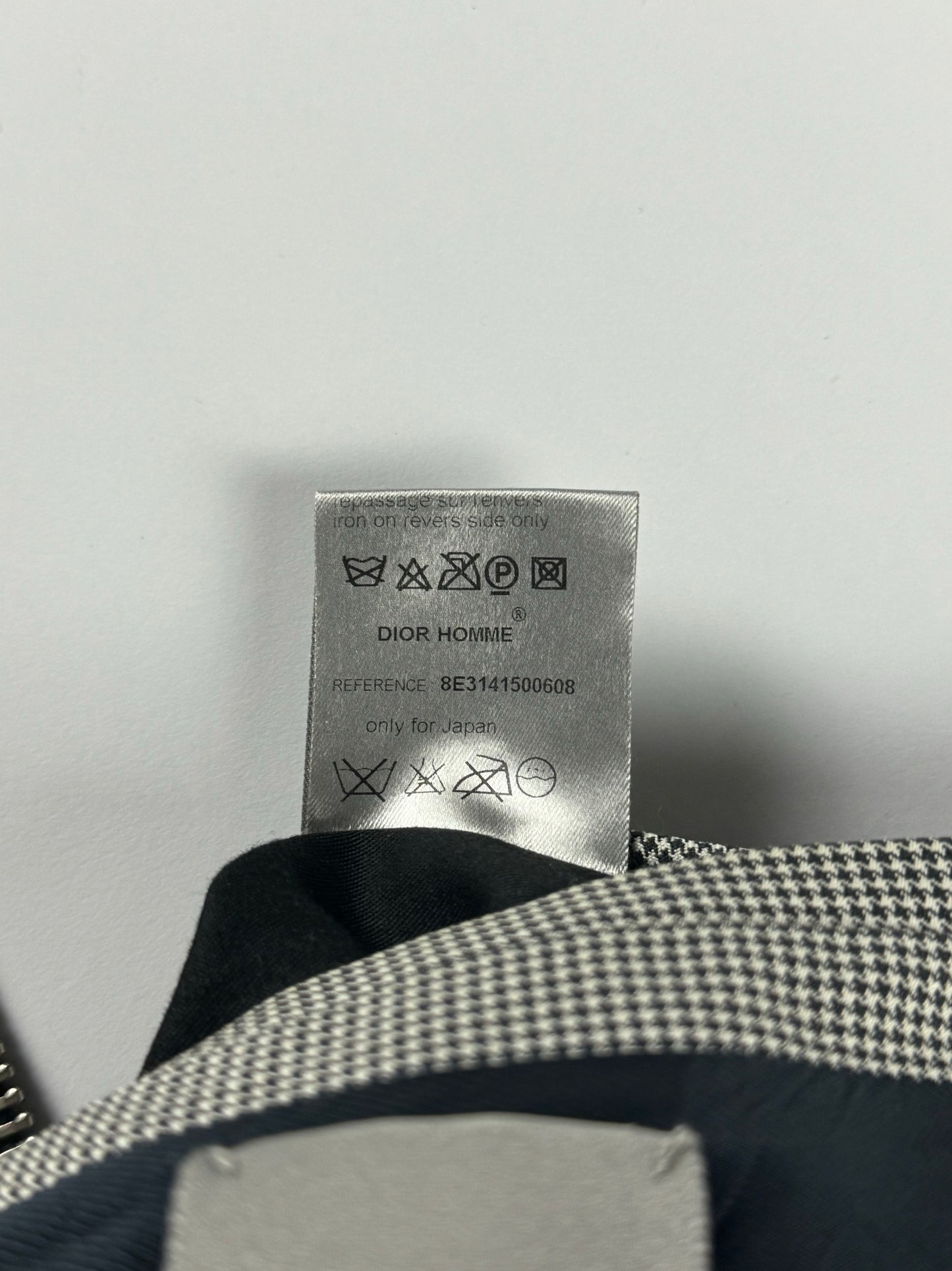 Dior Homme Kris Van Assche Ribbed Silk Rider Jacket SS 2008 - M