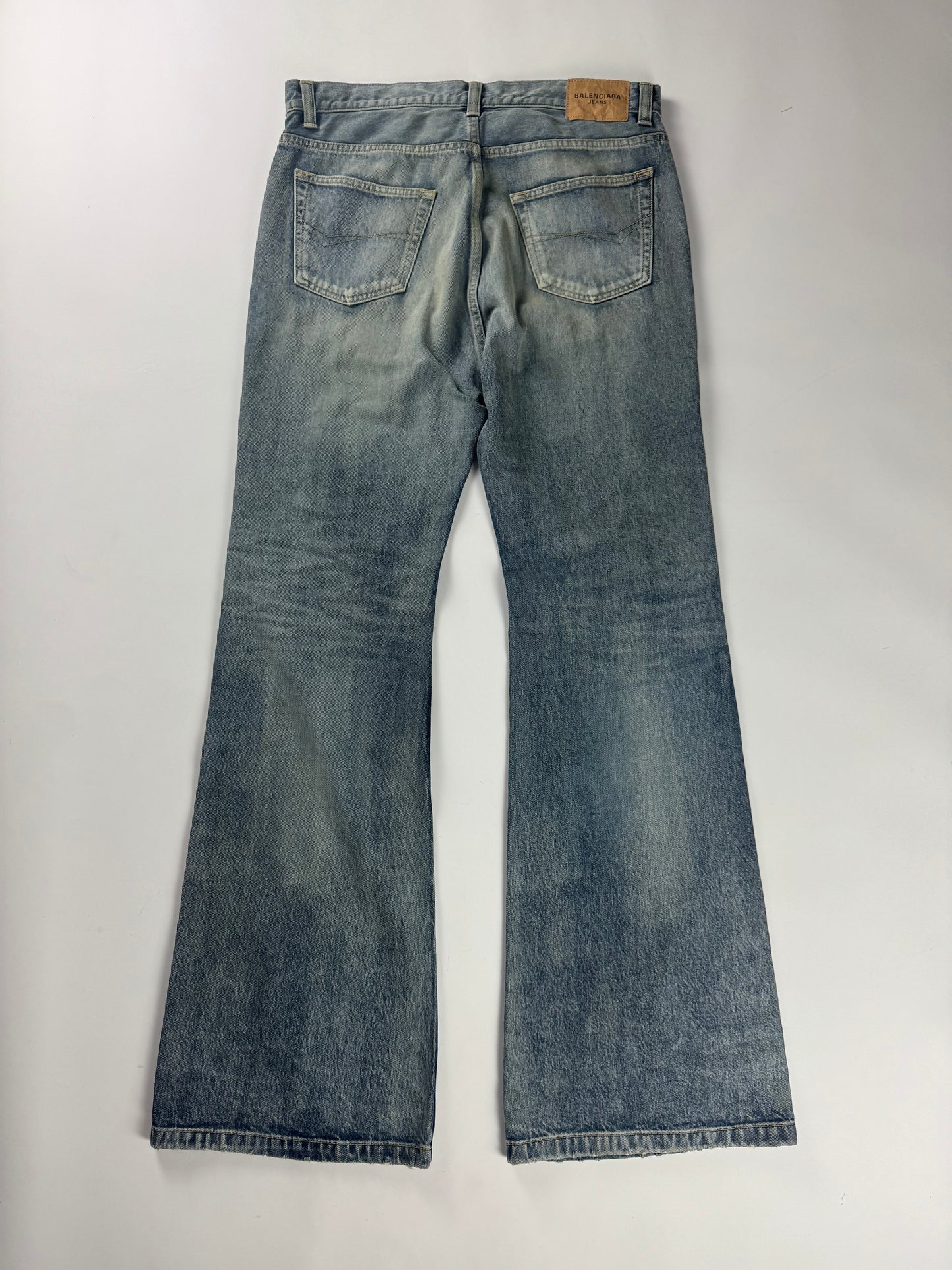 Balenciaga Iconic Perfect Bootcut Flare Denim Pants SS 2022 - M
