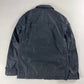 Prada Navy Double Zip Officer Minimalist Trucker Jacket SS 2008 - M