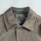 Prada Premium Brown Leather Three Pockets Long Coat FW 2003 - M