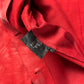 Prada Red Leather Minimalist Buttoned Jacket FW 2000 - XS