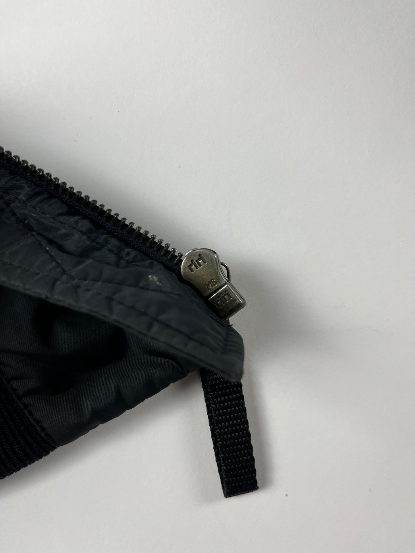 Prada Navy Lined Sleeve Bomber Jacket FW 2007 - M