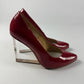 Maison Martin Margiela H&M Red Heel Pumps Glass Wedges - 38 EU