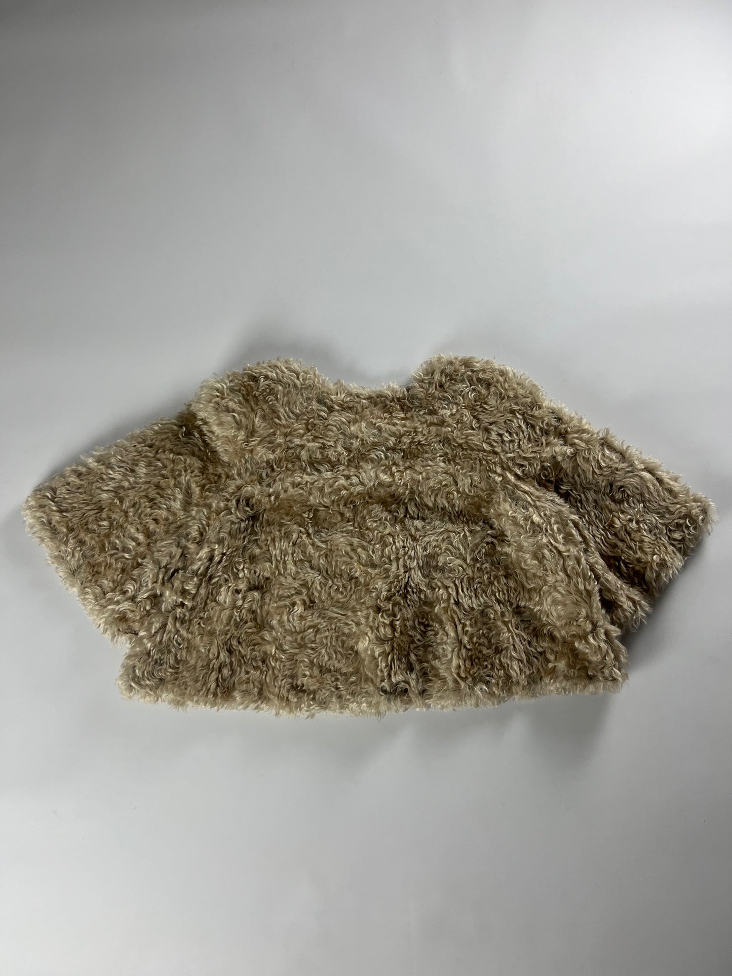 Prada Cream Mohair Scoop Neck Crop Top FW 2011 - S