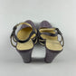Prada Lila Ostrich Leather Mary Janes Heels SS 2000 - 37 IT/38 EU