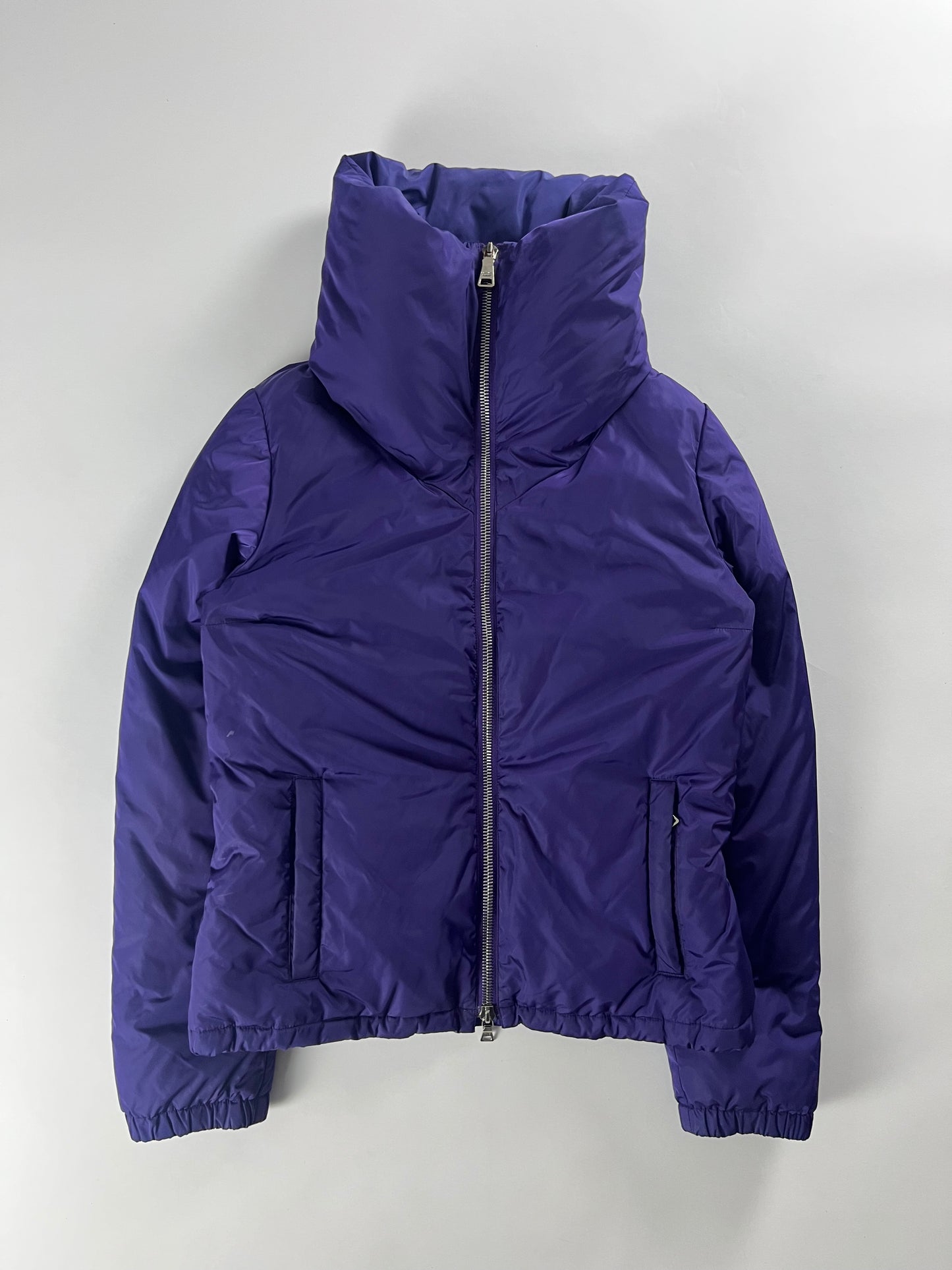 Prada Purple Turtleneck Down Jacket - S