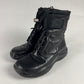 Prada Strapped Black Leather High Velcro Boots FW 1999 - 36,5 IT/37,5 EU