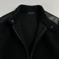 Prada Wool Zipper Leather Shoulders Jacket FW 2011 - M