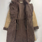 Prada Shearling Embroidered Frog Closure Sheepskin Collar Coat FW 2005 - S