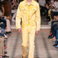 Y/Project Sample Yellow Denim Double Stone Wash Seam Jacket SS 2020 - S