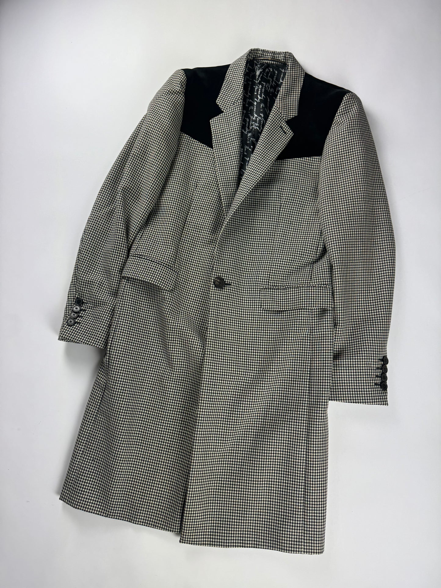 Givenchy Sample Two Tones Structured Wool Coat - S
