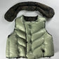 Moncler Genius x Dingyun Zhang Green Reversible Down Zadena Vest - S