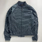 Prada Triangle Logo Navy Nylon Bomber Jacket 2010s - M