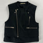 Balenciaga Black Zipped Moto Vest FW 2011 - S