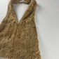 Prada Persian Lamb Buckle Belted Backless Waistcoat Harnais FW 1999 - S