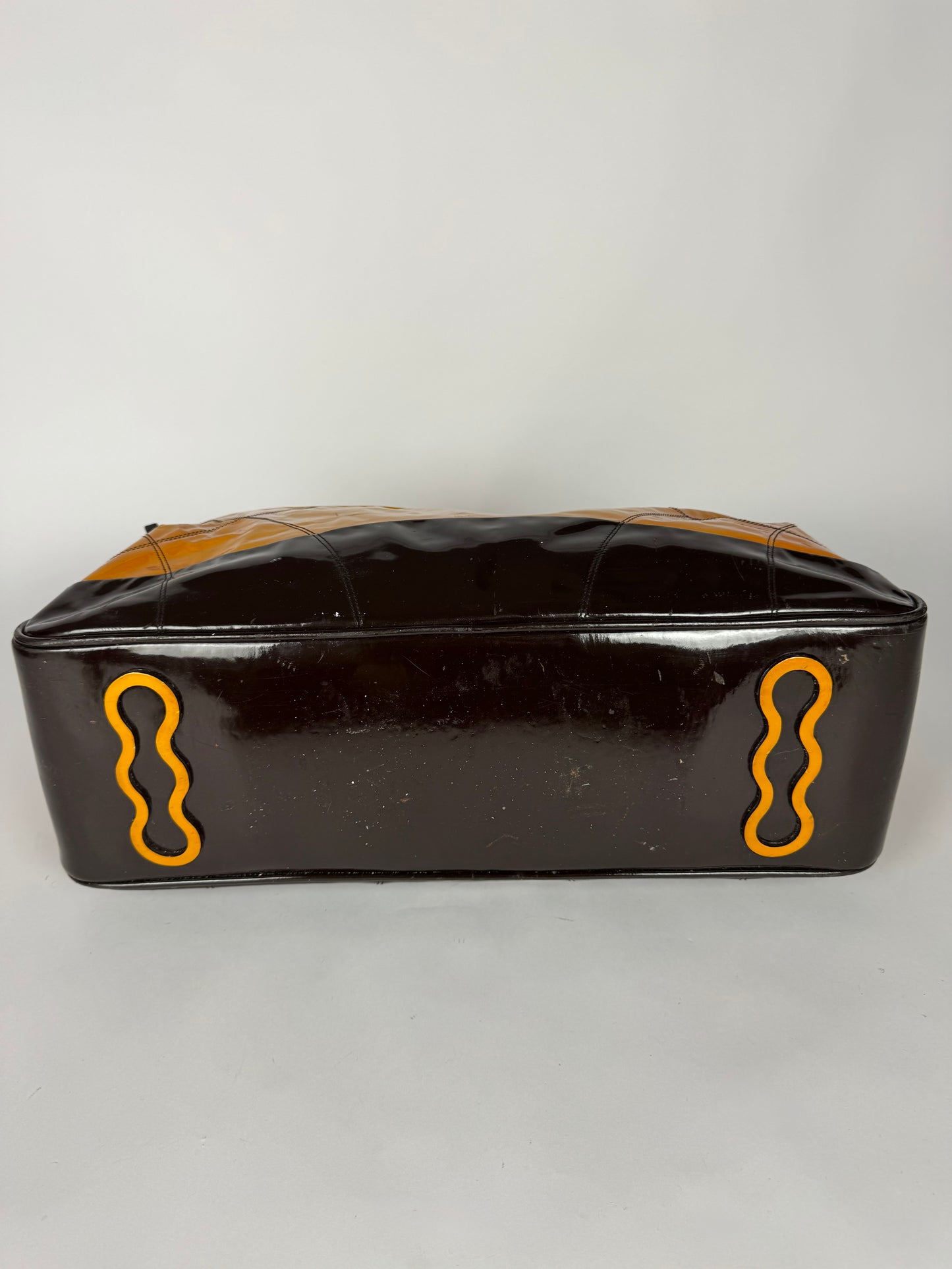 Miu Miu Bowling Oversize Patent Leather Bag 2000s - OS