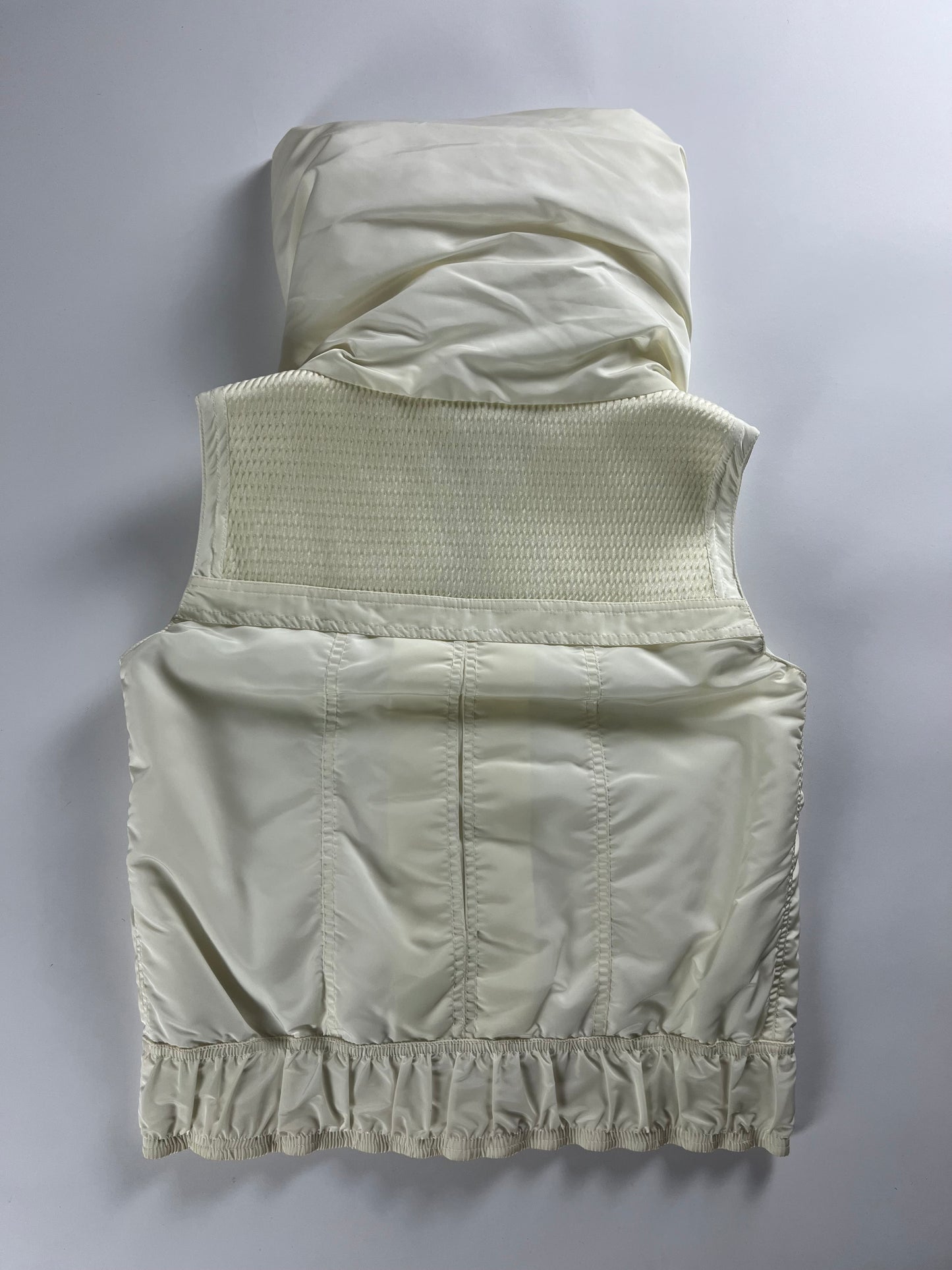 Gucci Cream Turtleneck Textured Vest FW 2004 - S