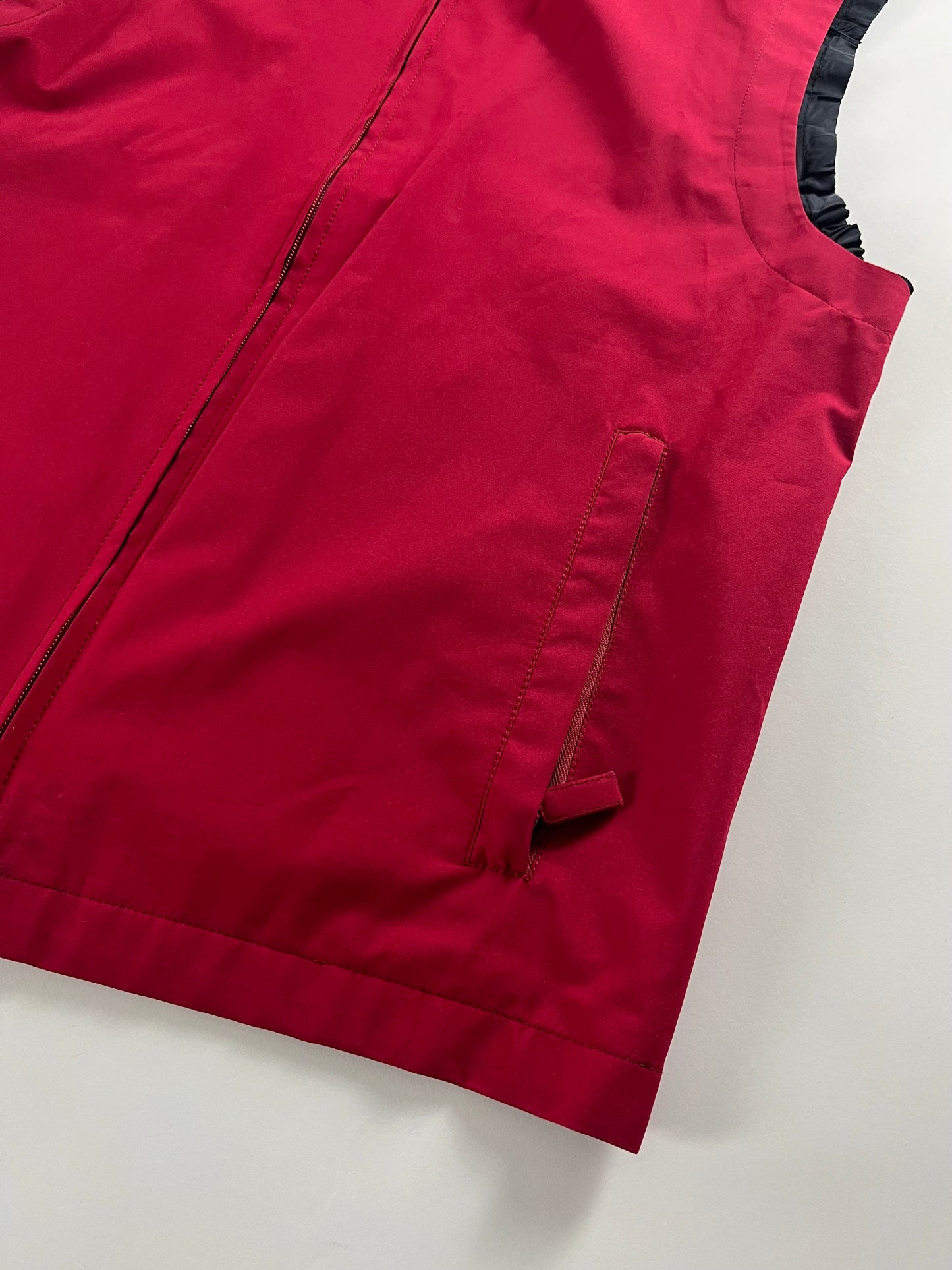 Prada Linea Rossa Red Nylon Vest SS 2000 - M