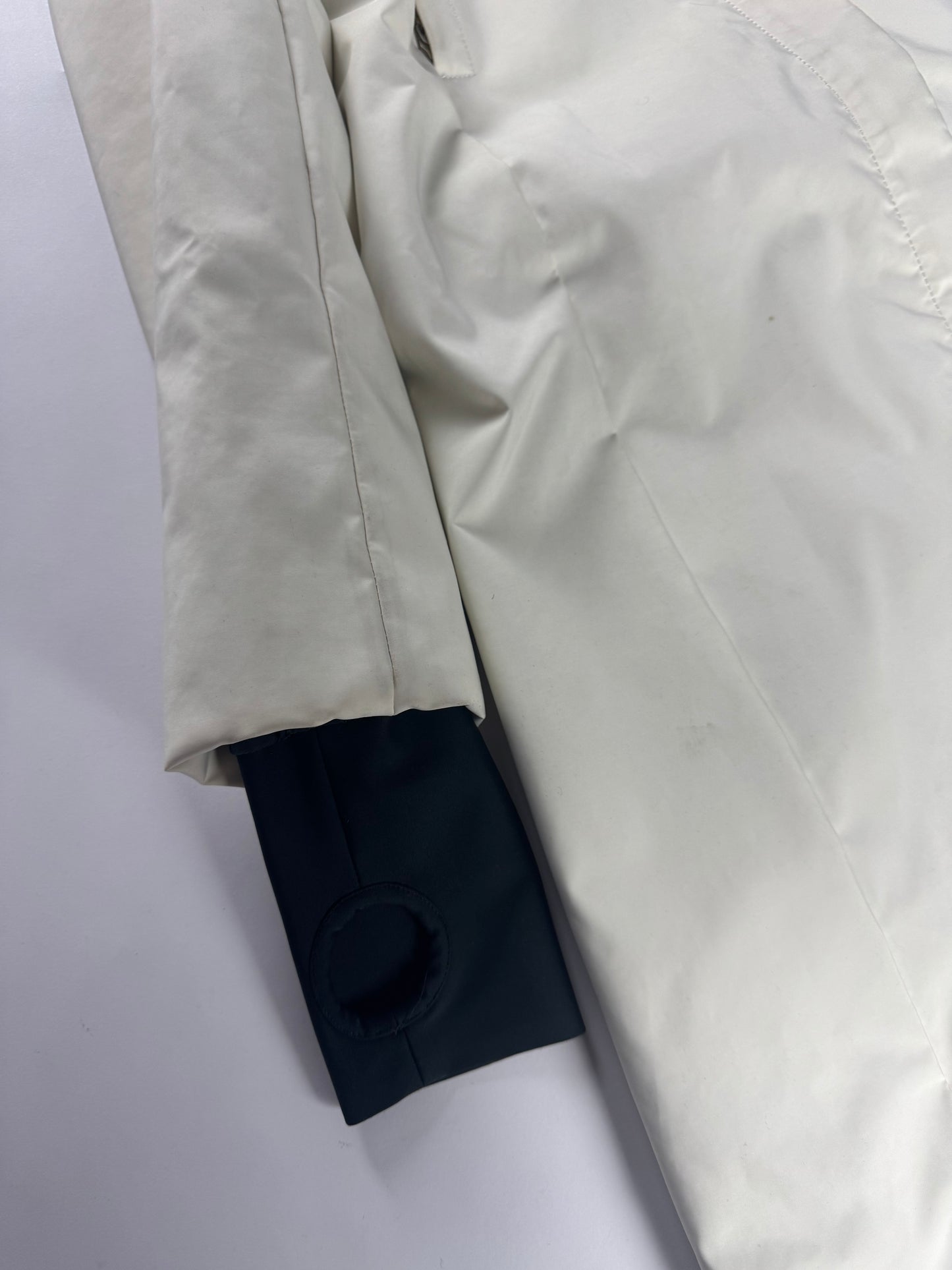 Prada Linea Rossa Technical Neoprene Hood Coat SS 1999 - XS