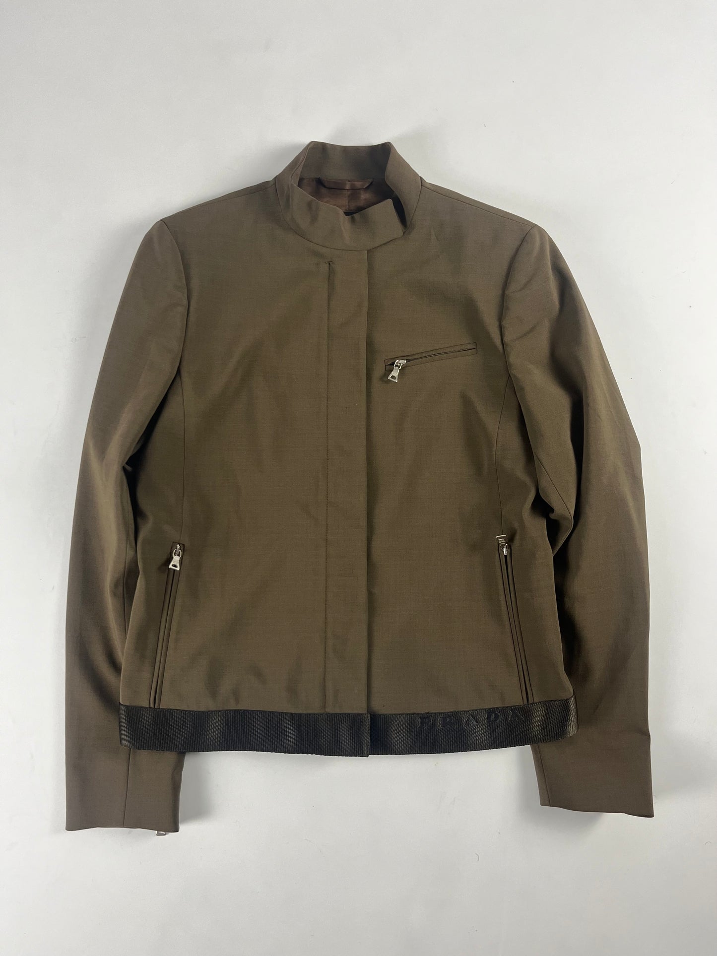 Prada Nylon Buttoned Light Work Zip Jacket FW 1999 - XS