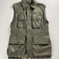 Louis Vuitton Sample Utility Army Calfskin Leather Kaki Sleeveless Jacket FW 2016 - M