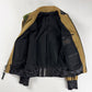 Coach Sample Camel Mixed Animal Print Green Shearling Collar Bomber Jacket SS 2016 - M