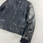 Dior Homme Napoleon Military Marine Leather Jacket FW 2008 - M