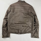 Louis Vuitton Brown Damier Quilted Gold Detail Racer Jacket FW 2007 - L