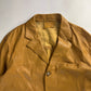 Prada Minimalist Camel Leather Buttoned Jacket SS 2001 - L