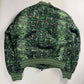 Dior Cactus Jack Sample Greenlight Snakeskin Pattern Bomber Jacket SS 2022 - M
