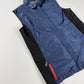 Prada Linea Rossa Mesh Sides Blue Sleeveless Vest SS 2000 - XS