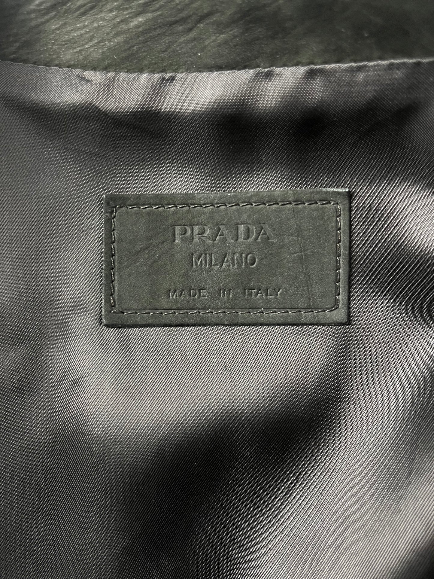 Prada Brown Premium Leather Jacket SS 2007 - M