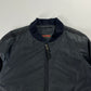 Prada Navy Lined Sleeve Bomber Jacket FW 2007 - M