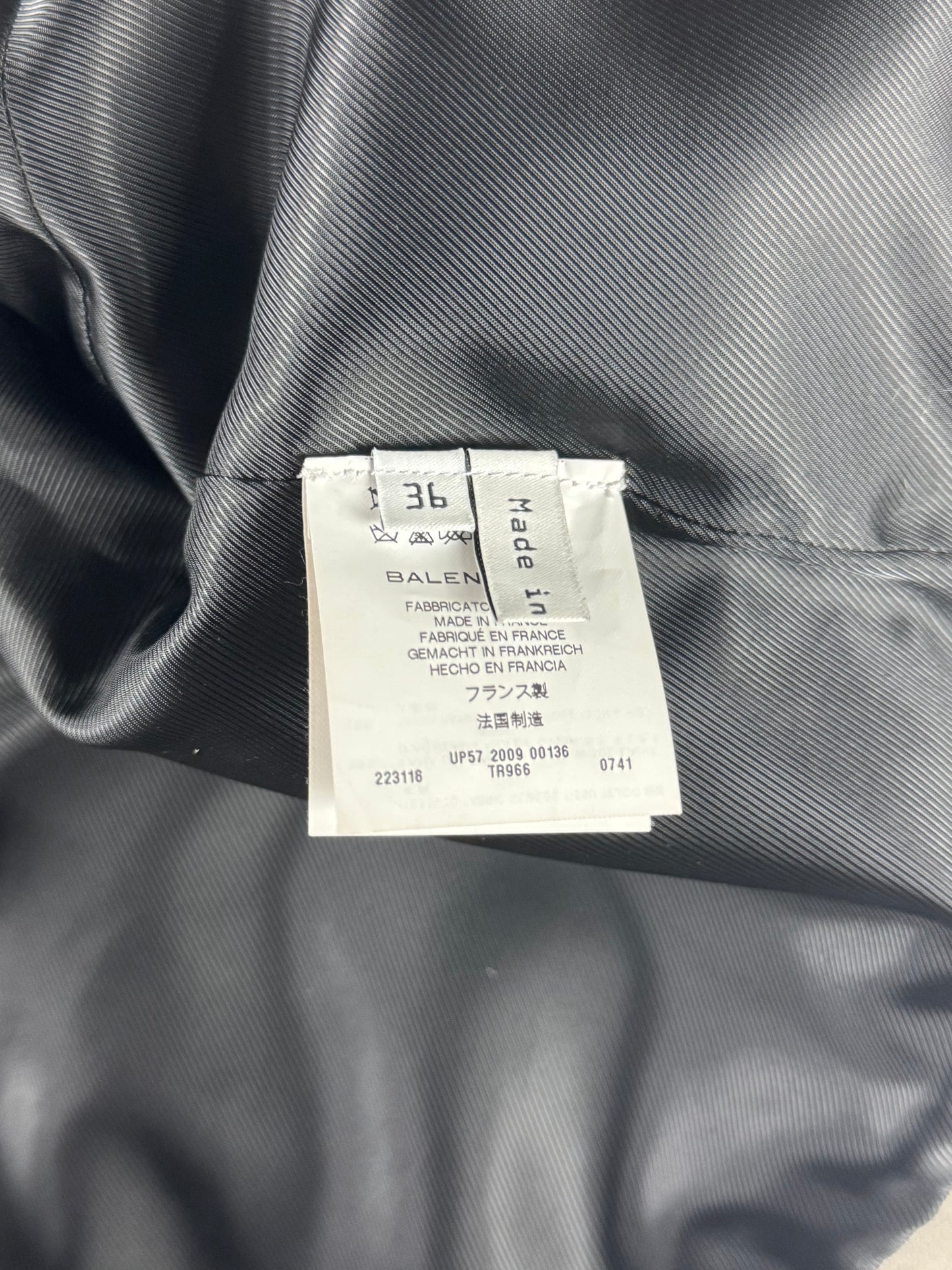 Balenciaga Nicolas Ghesquière Lamb Leather Fur Jacket Pre-Fall 2008 - XS