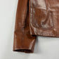 Prada Brown Leather Blazer FW 2013 - M