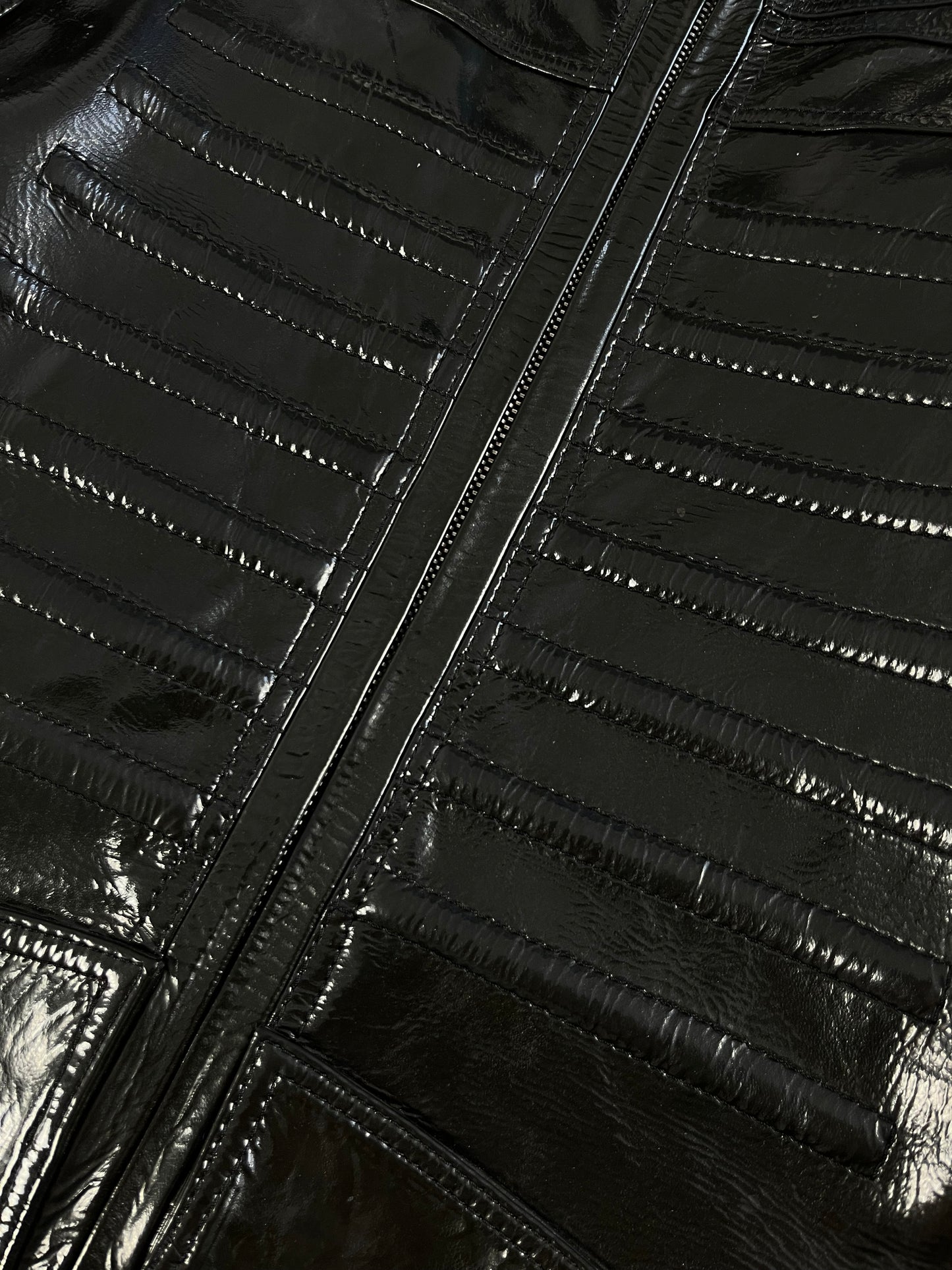 Dior Homme Napoleon Military Bright Dark Leather Jacket FW 2008 - M