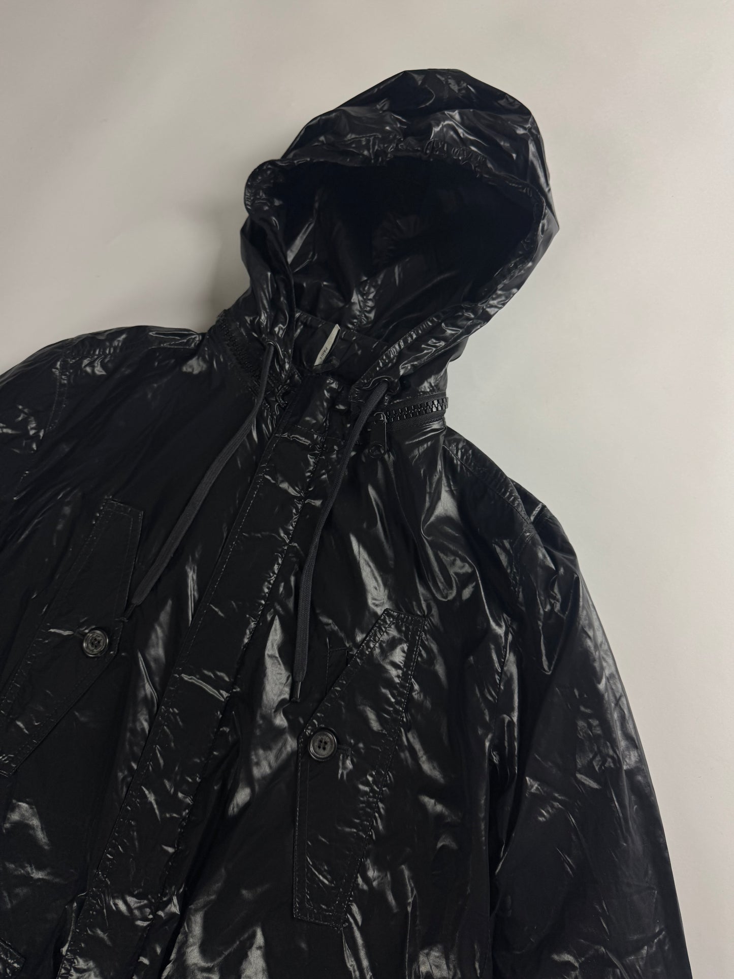 Dior Homme Japan Exclusive Dark Nylon Navigator Parka Jacket SS 2009 - M