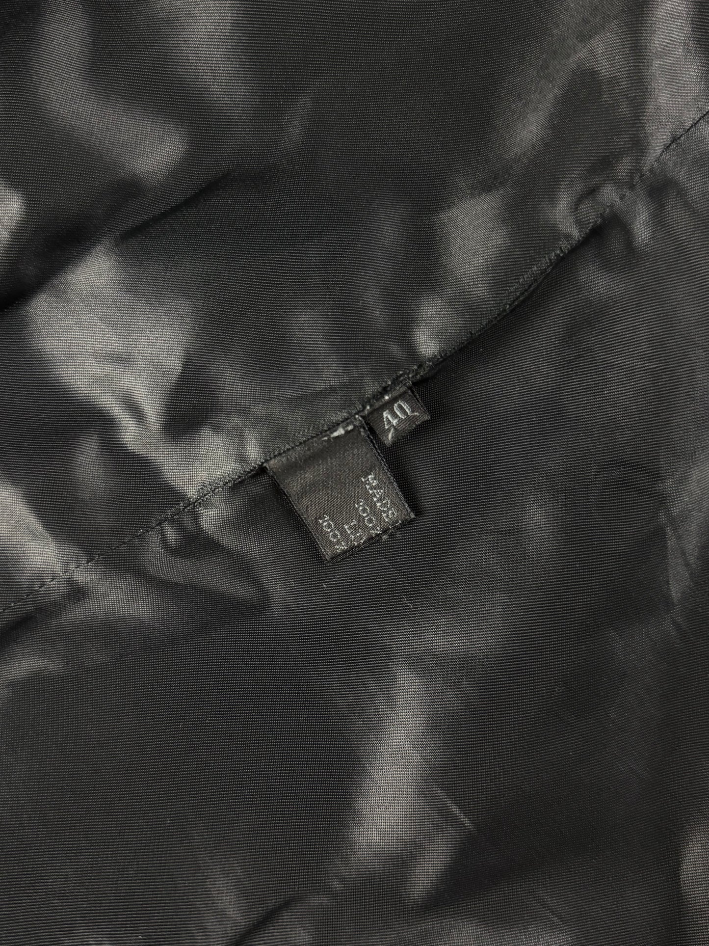 Prada Black Double Stitches Tailored Coat FW 1998 - XS