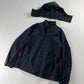Prada Linea Rossa Obsidian Convertible Nylon Windbreaker Jacket FW 1999 - L