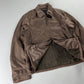 Prada Brown Nylon Double Zipper Trucker Jacket 2000s - L