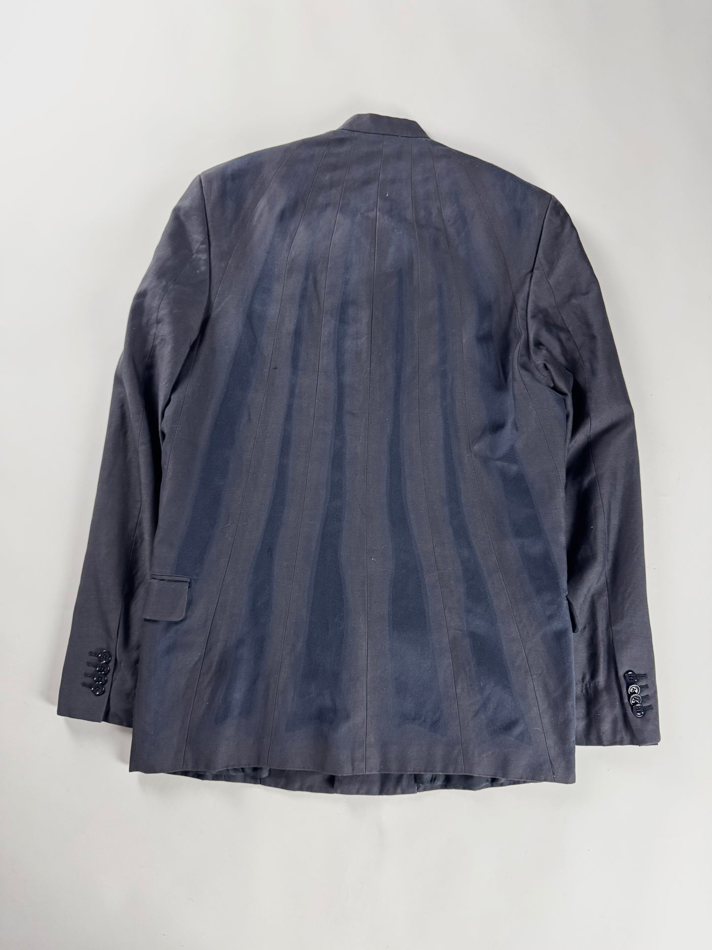 Louis Vuitton Sample Blue Shades Nehru Collar Blazer SS 2008 - M
