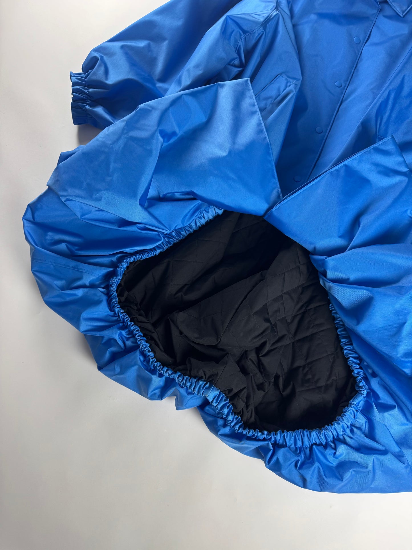 Balenciaga Electric Blue Oversize Shirt Balloon Overcoat FW 2018 - M
