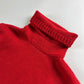 Prada Linea Rossa Red Turtleneck Knitwear SS 2000 - S