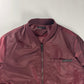 Prada Backside Triangle Logo Reversible Soft Bordeaux Leather Bomber Jacket FW 2017 - M