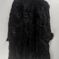 Prada Brown Fur Trimmed Brushed Sheepskin Leather Coat FW 2010 - S