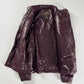 Louis Vuitton Glass Burgundy Asymmetrical Zip Nylon Jacket 2000s - S