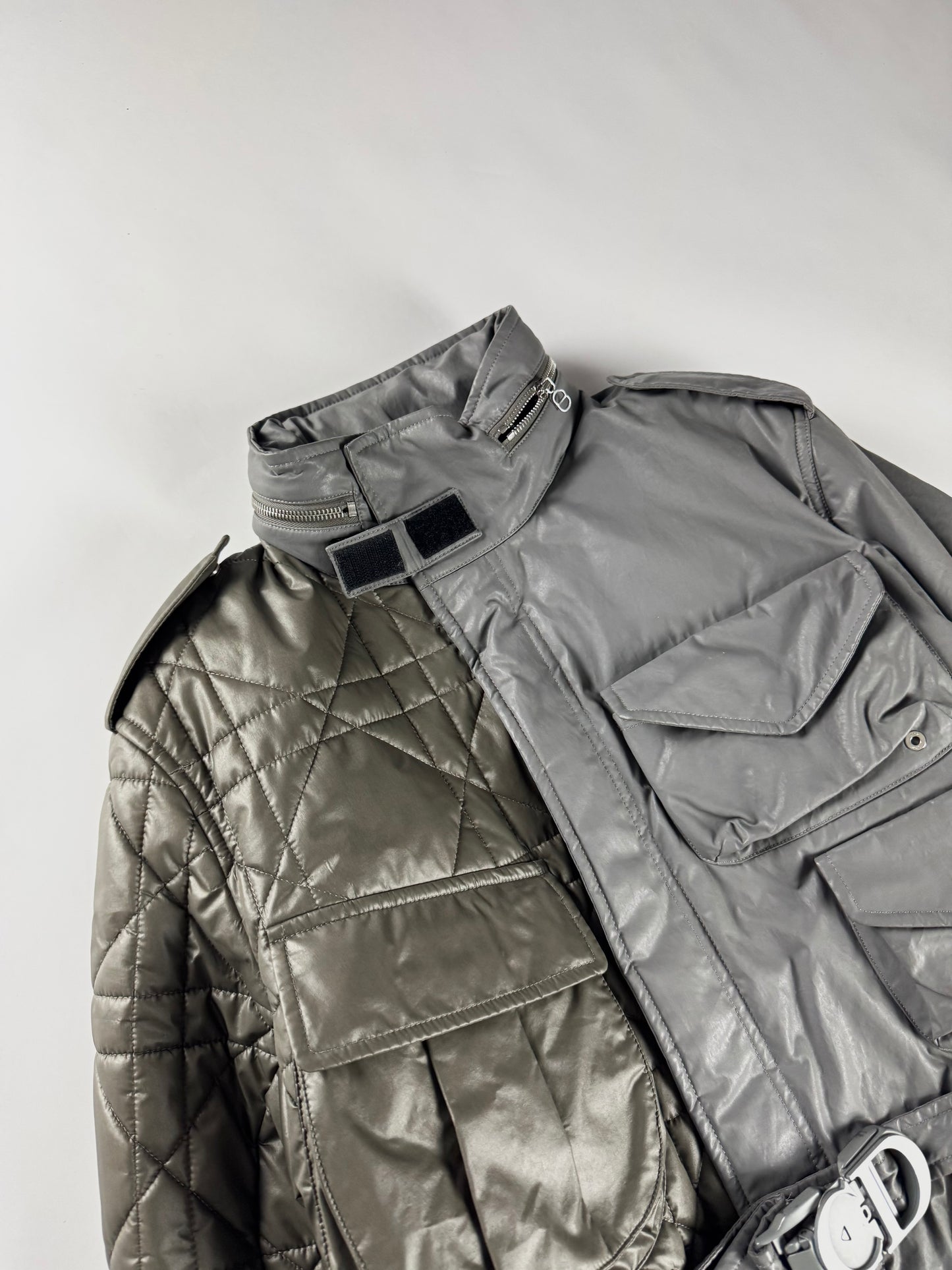 Dior Sample Split Oblique Belted Asymmetric Jacket FW 2023 - M