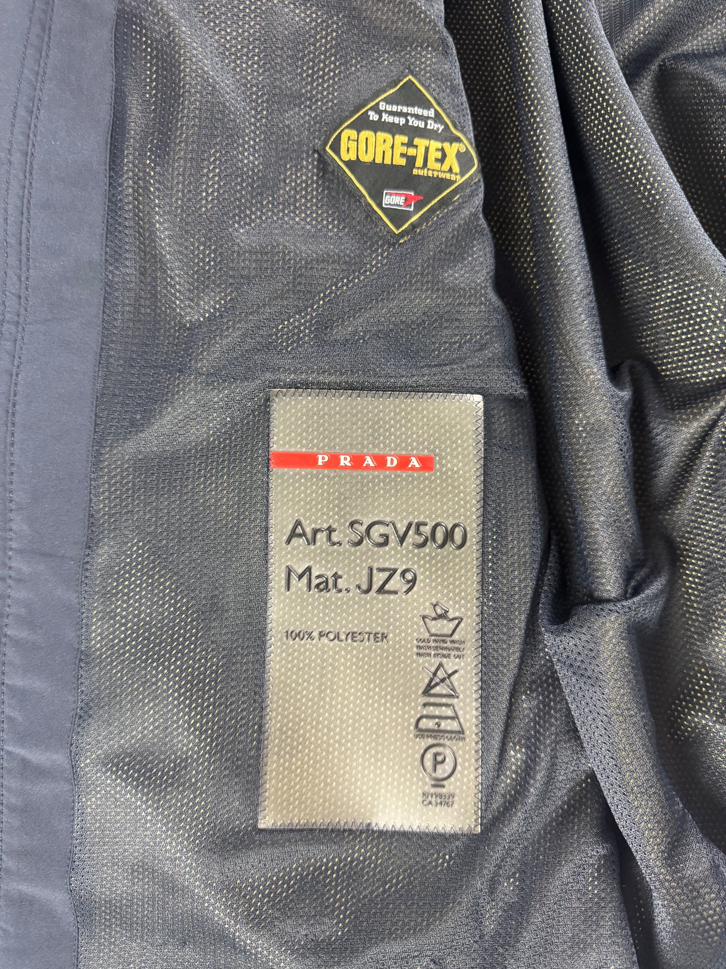 Prada Navy Strapped Jacket Challenge 2003 - XL